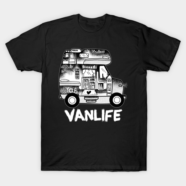 Camper van conversion T-Shirt by Tofuvanman